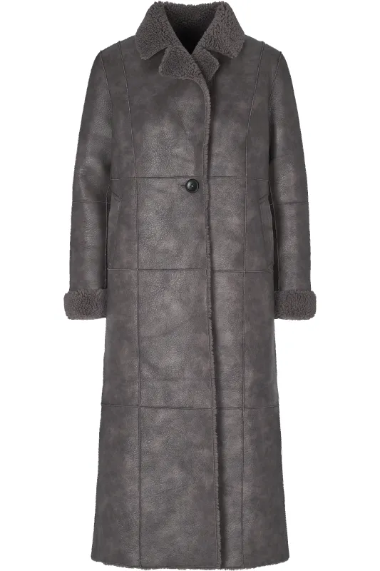 Donni Long Jacket Dark Grey sold by Americandreams