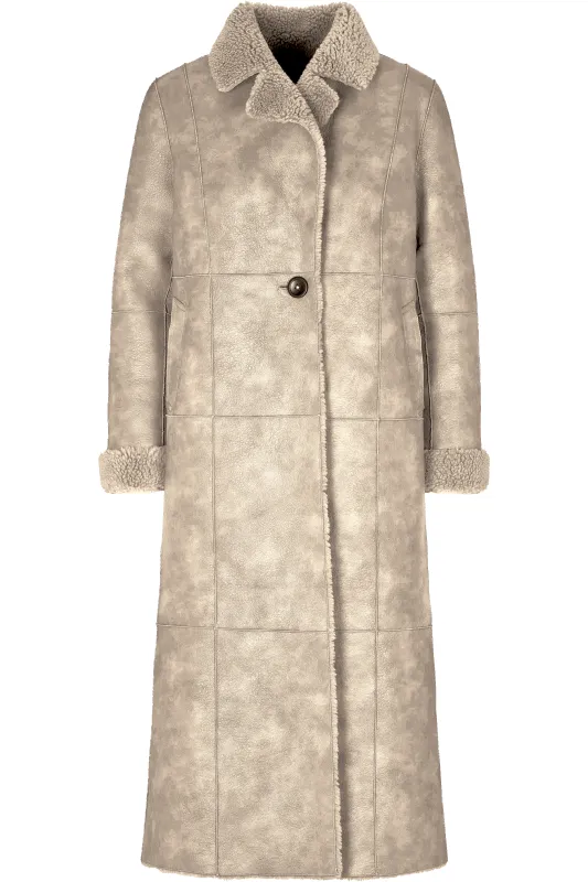Donni Long Jacket Beige sold by Americandreams