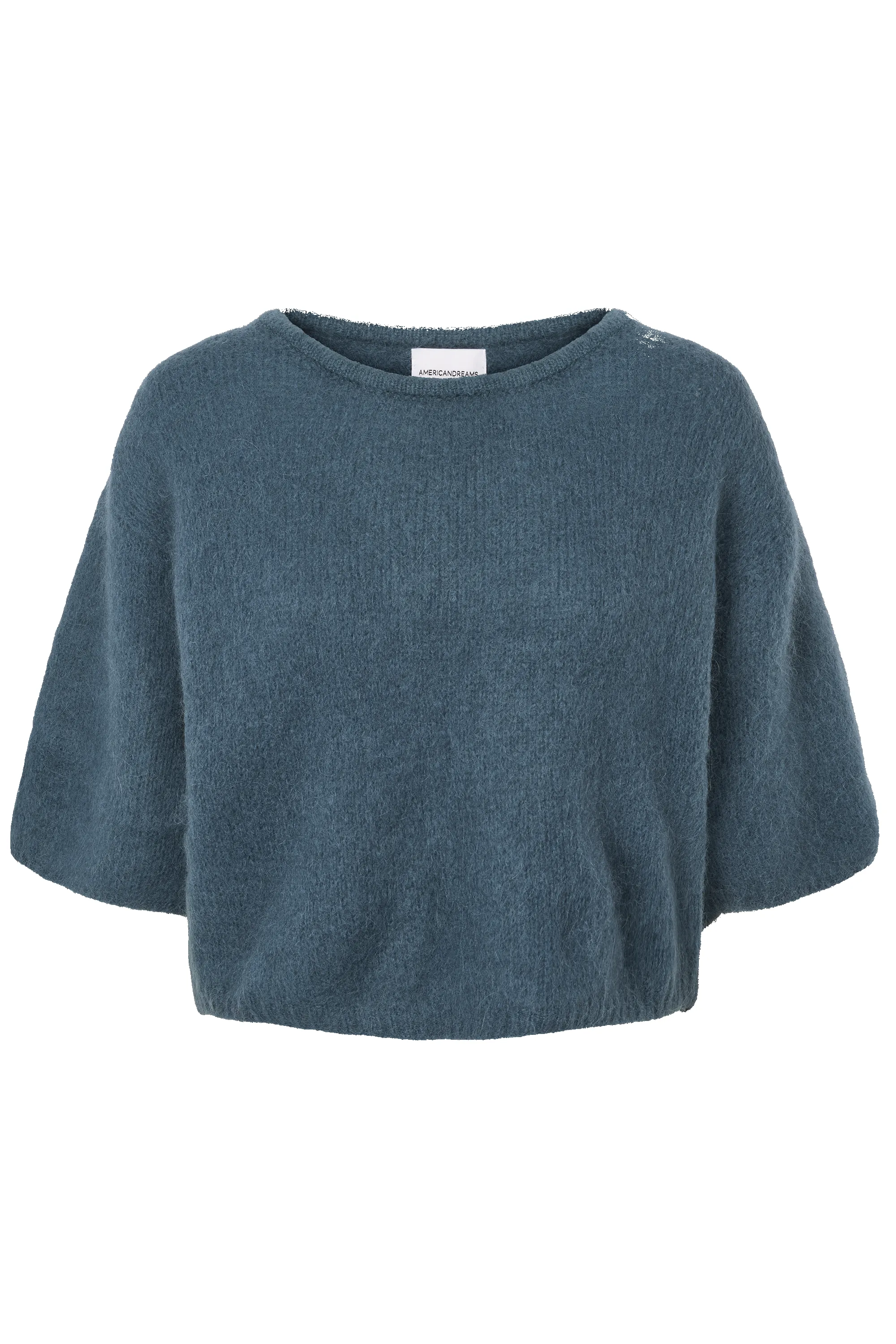 Josie Pullover 3/4 Short Sleeves Teal Blue sold by Americandreams