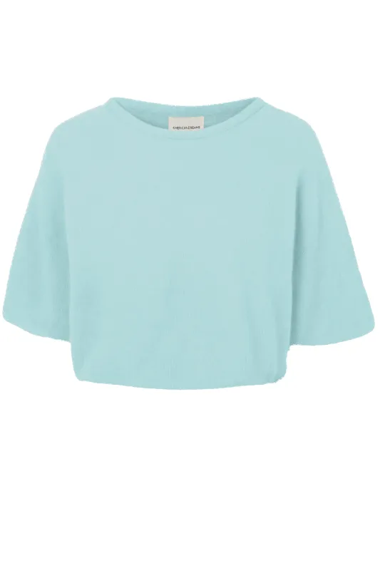 Josie Pullover 3/4 Short Sleeves Seafoam Green sold by Americandreams