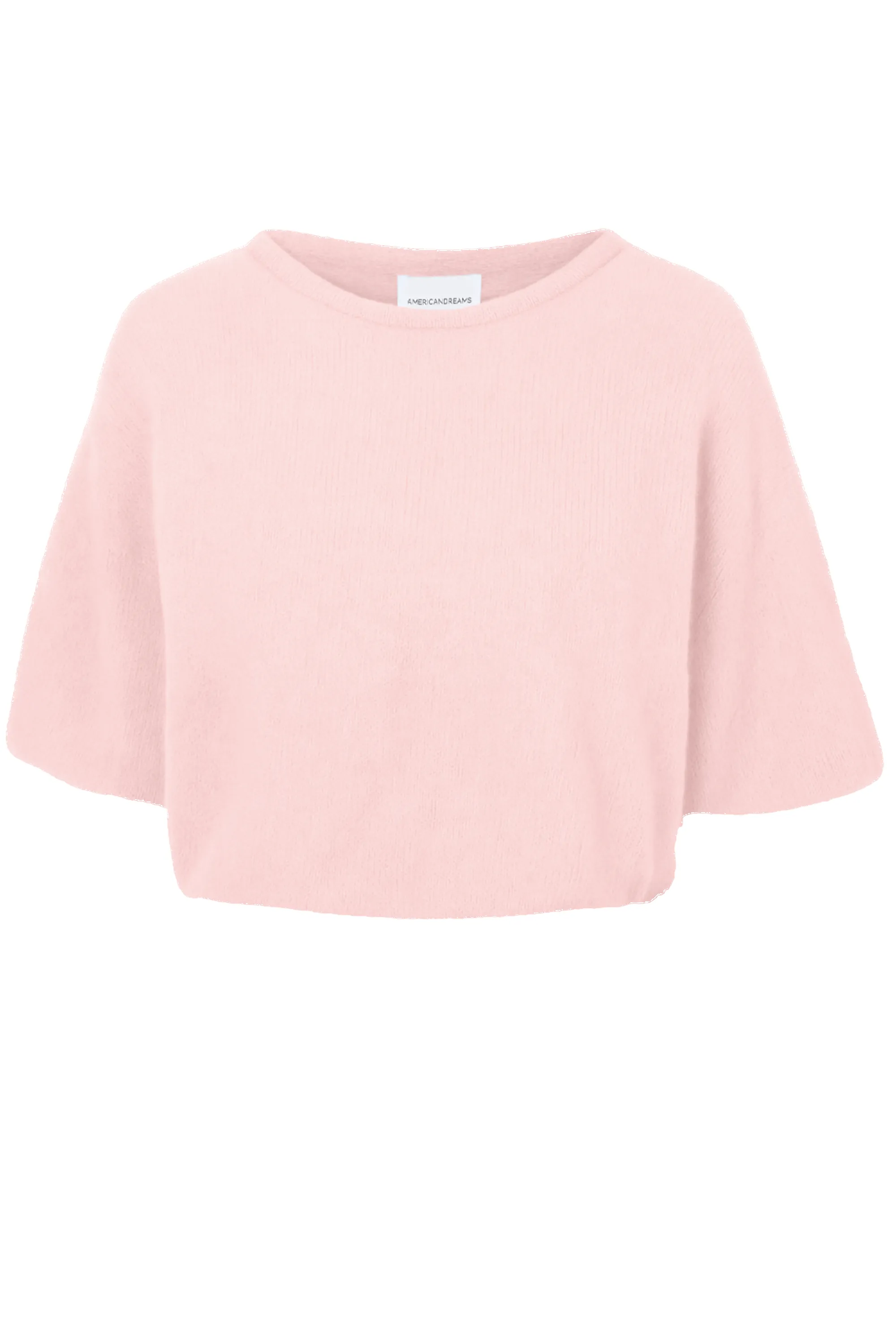 Josie Pullover 3/4 Short Sleeves Light Pink sold by Americandreams