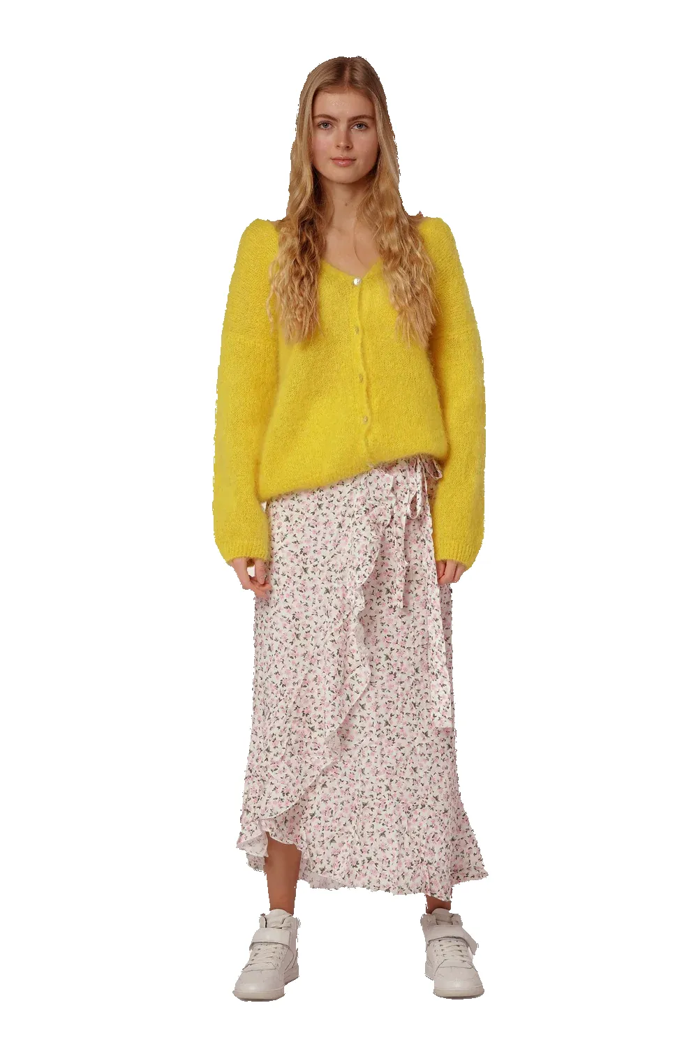 Cornelia LS Cardigan Yellow sold by Americandreams product image thumbnail 2