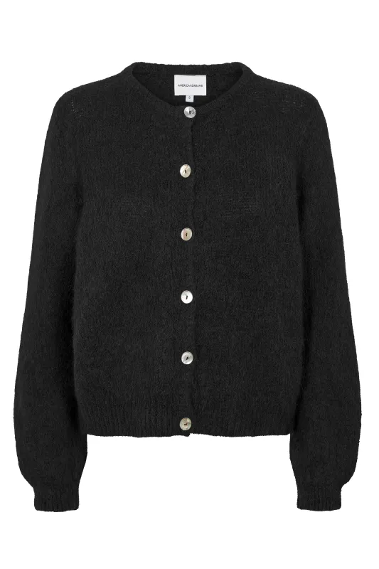 Susan Alpaca Cardigan Black sold by Americandreams