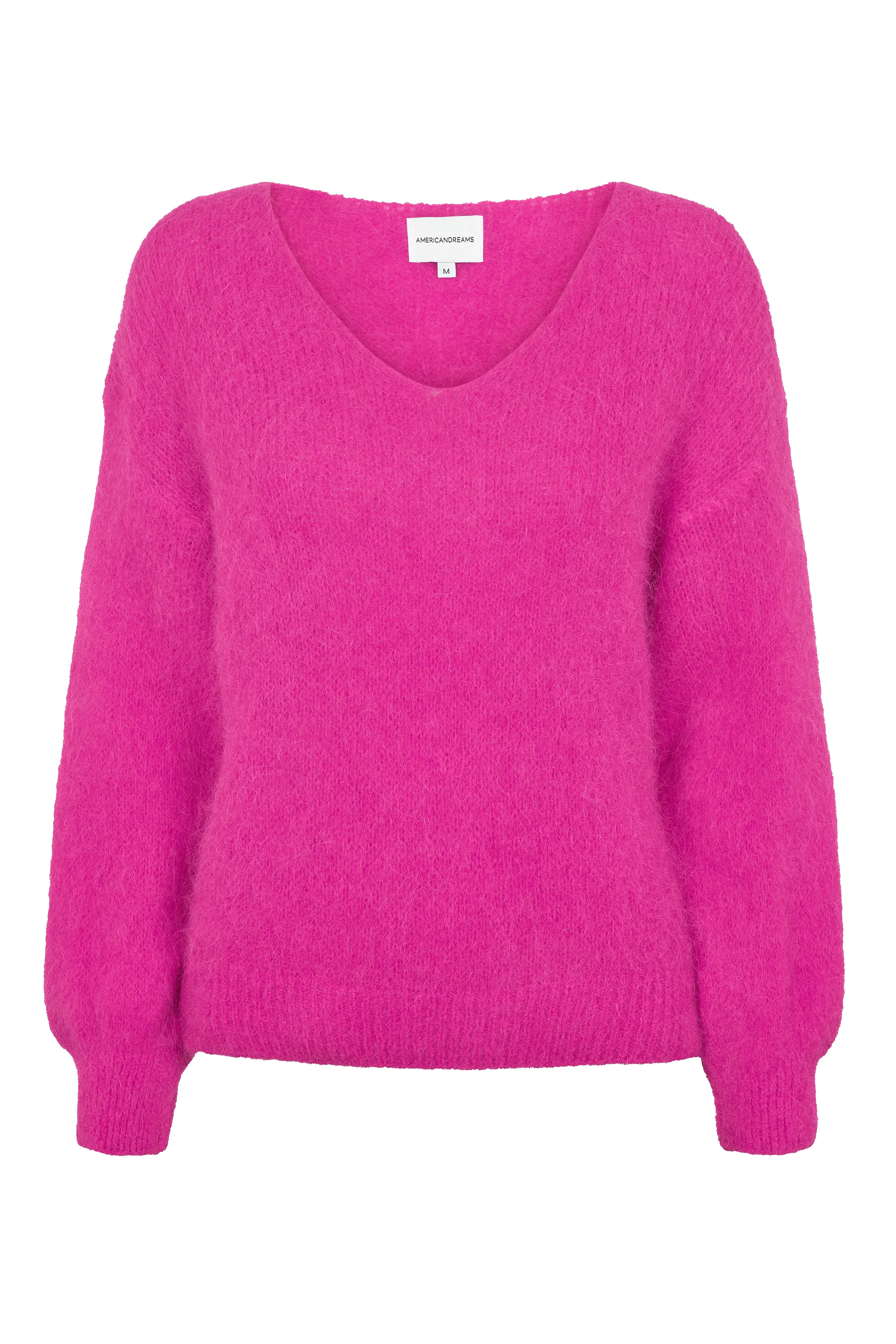 Milana LS Alpaca Pullover Neon Pink sold by Americandreams