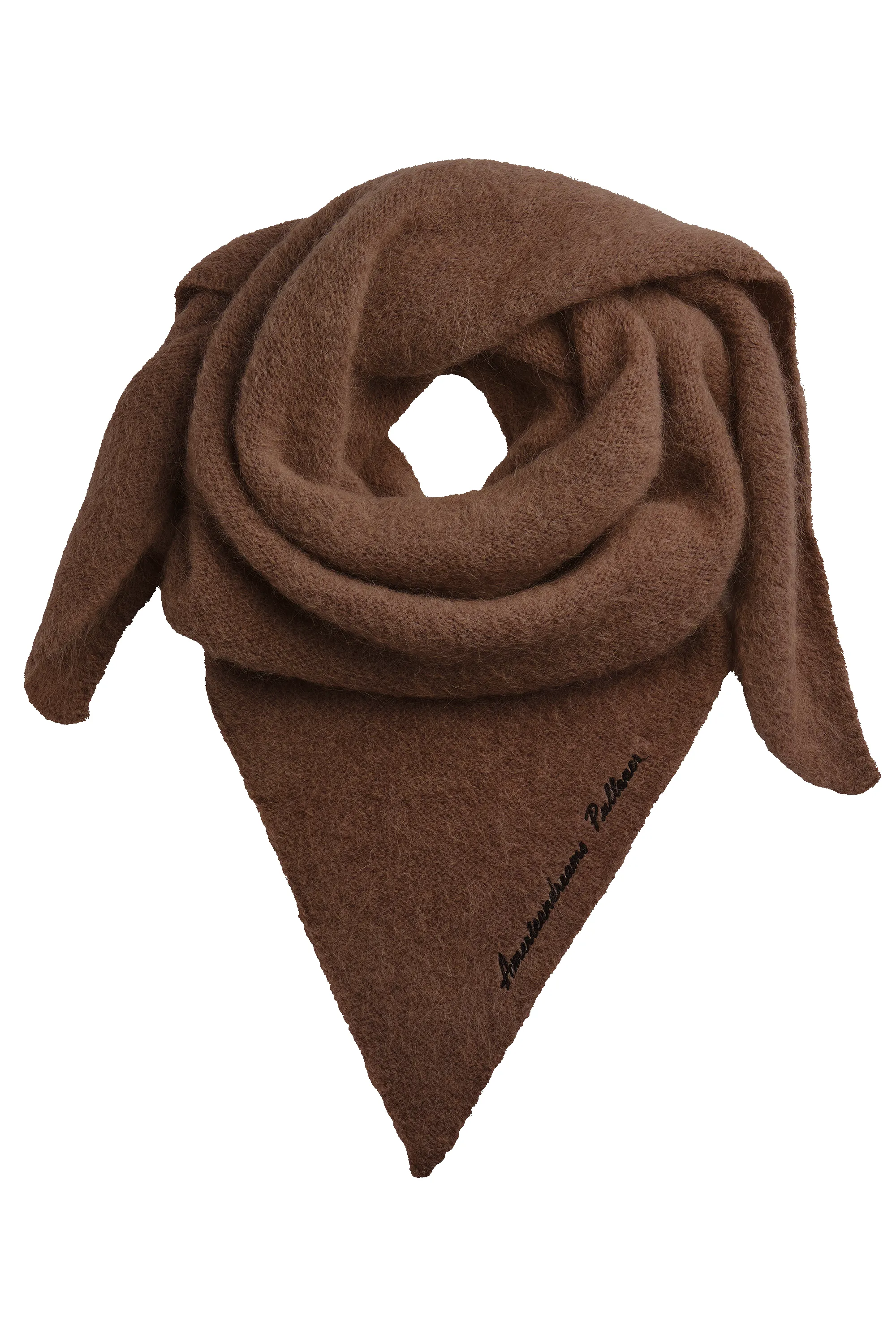 Atiya Alpaca Scarf Cocoa Brown sold by Americandreams