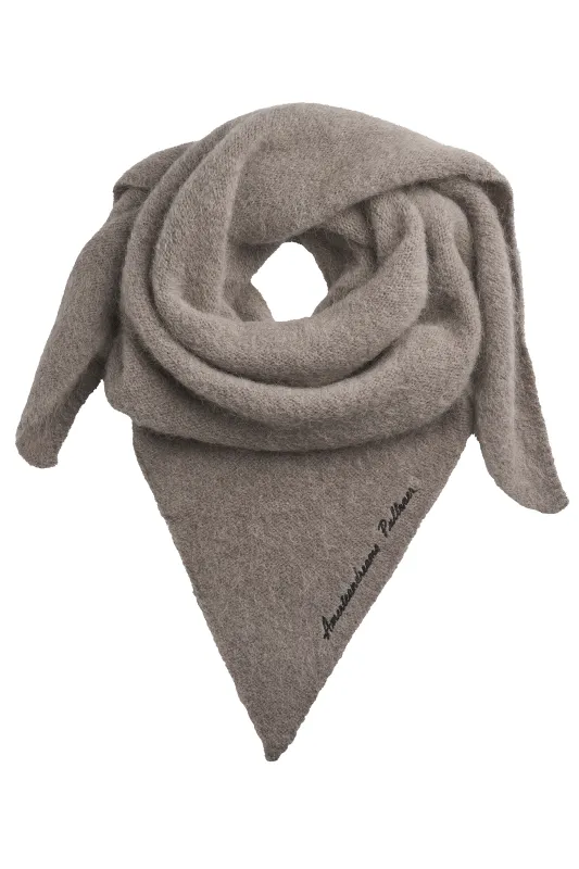 Atiya Alpaca Scarf Light Taupe sold by Americandreams