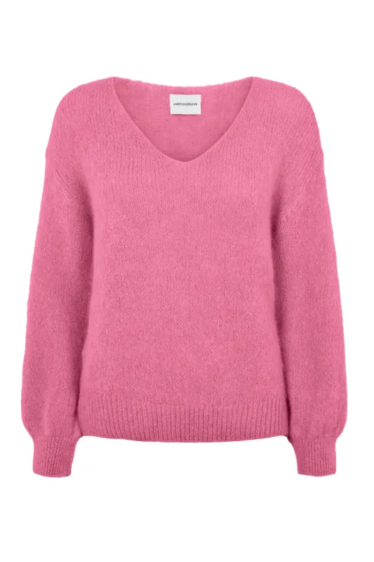 Milana LS Alpaca Pullover Pink sold by Americandreams