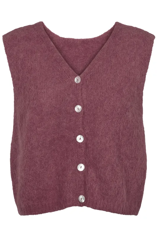 Telma Vest Bordeaux sold by Americandreams