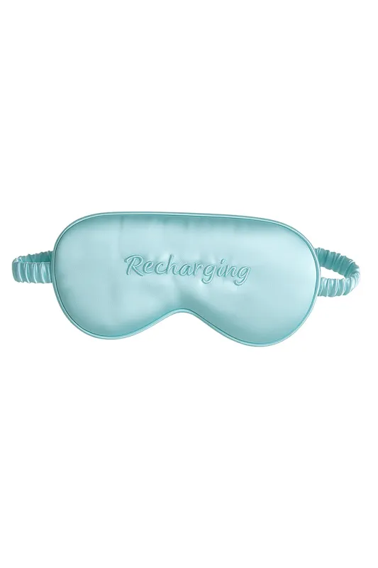 Cheri Silk Sleeping Mask Seafoam Green sold by Americandreams