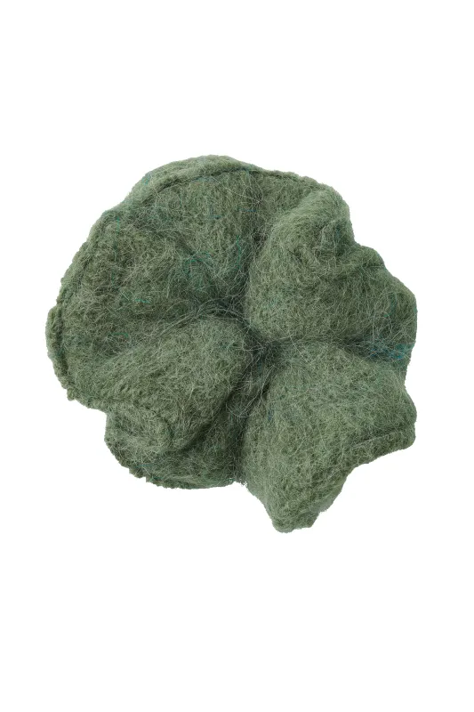 Tullah Knit Scrunchie Seaweed Green sold by Americandreams
