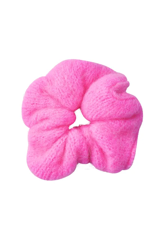 Tullah Knit Scrunchie Neon Pink sold by Americandreams