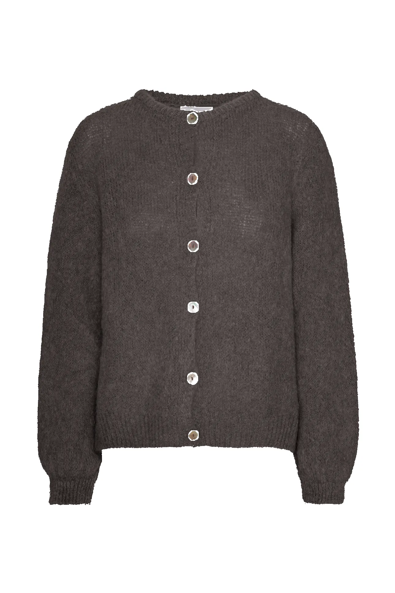 Susan Alpaca Cardigan Graphite sold by Americandreams