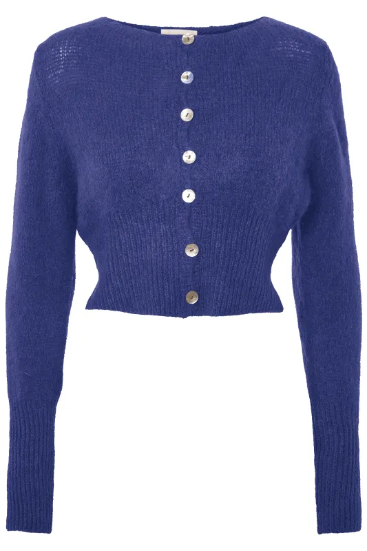 Matilda Cardigan Dark Blue sold by Americandreams
