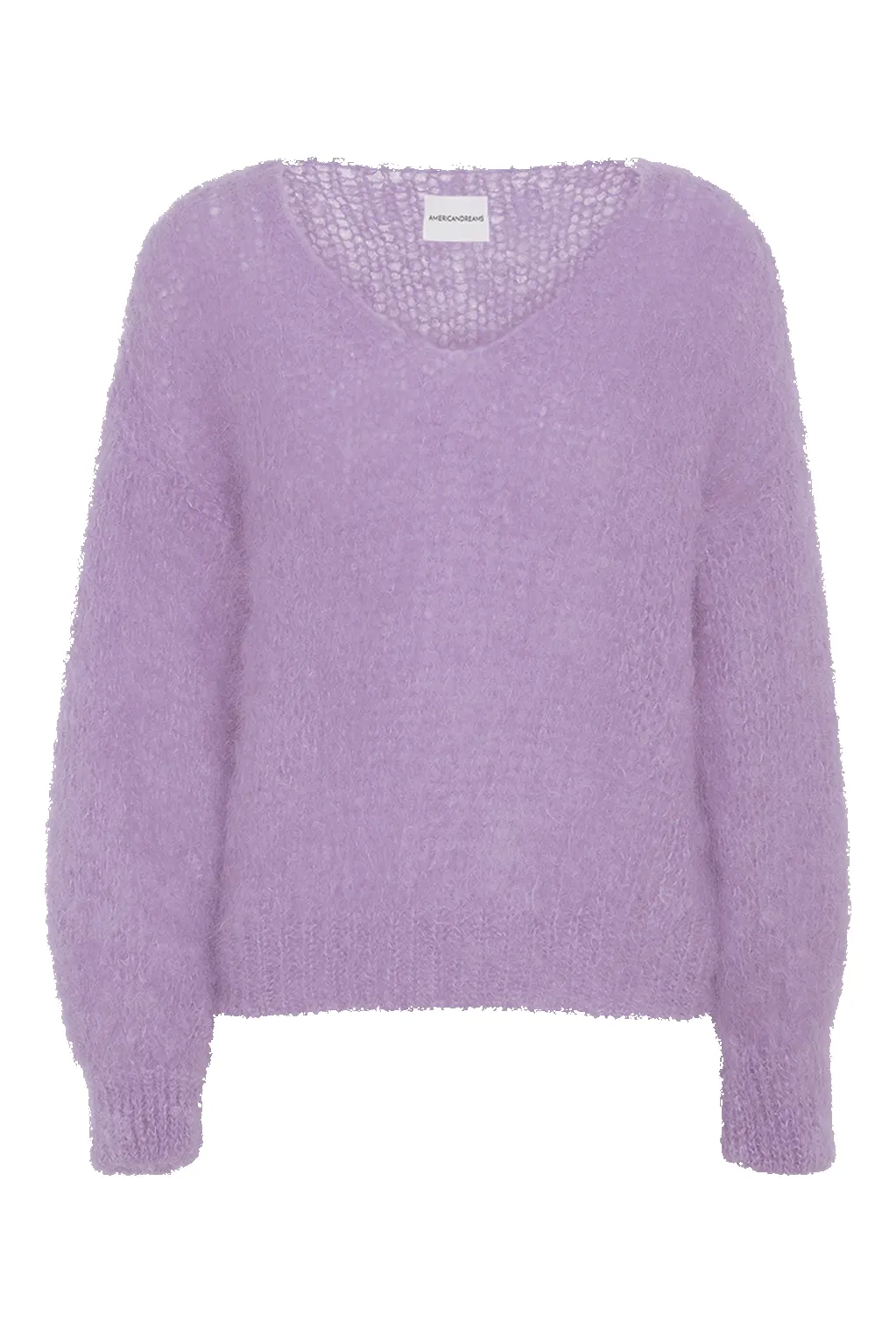 Milana LS Mohair Knit Lilac sold by Americandreams