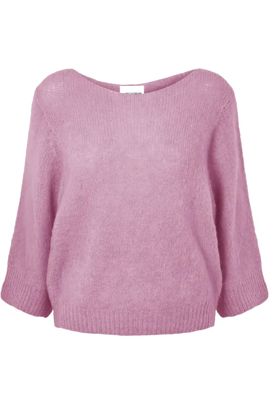 Heidy Short Sleeve Pullover Soft Berry made by Americandreams