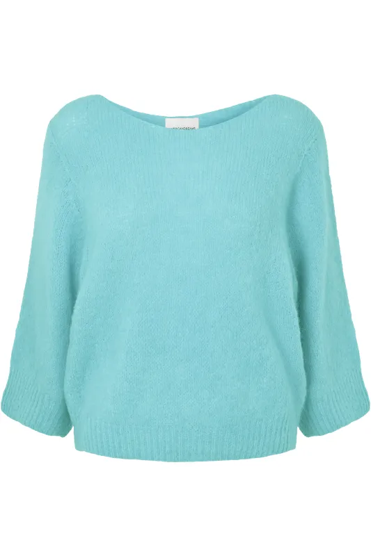 Heidy Short Sleeve Pullover Seafoam Green made by Americandreams