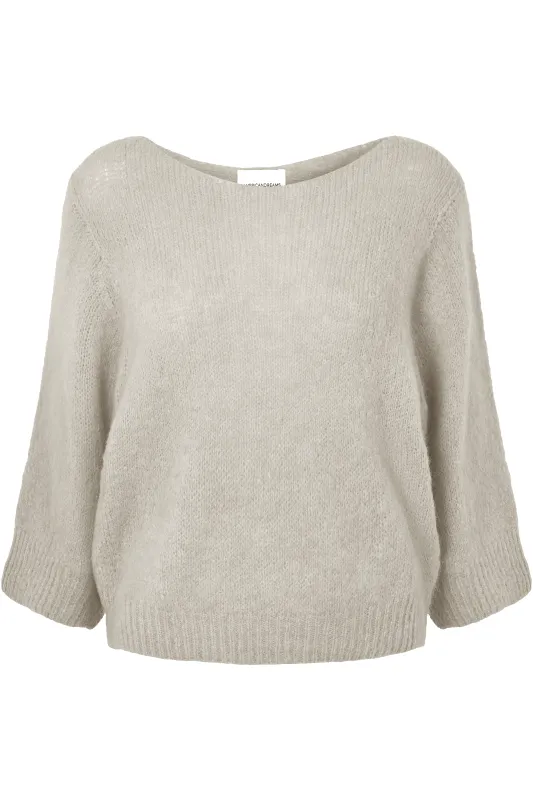 Heidy Short Sleeve Pullover Beige made by Americandreams