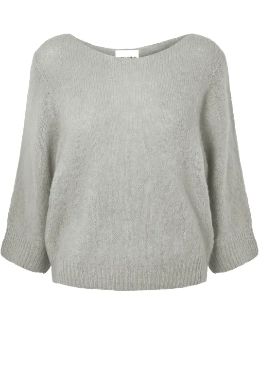 Heidy Short Sleeve Pullover Grey made by Americandreams