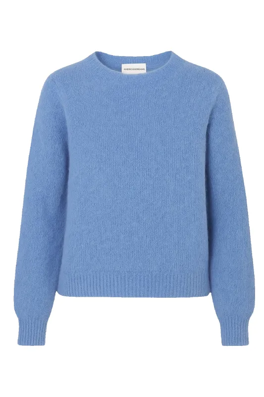 Liana Round Neck Pullover Sky Blue sold by Americandreams