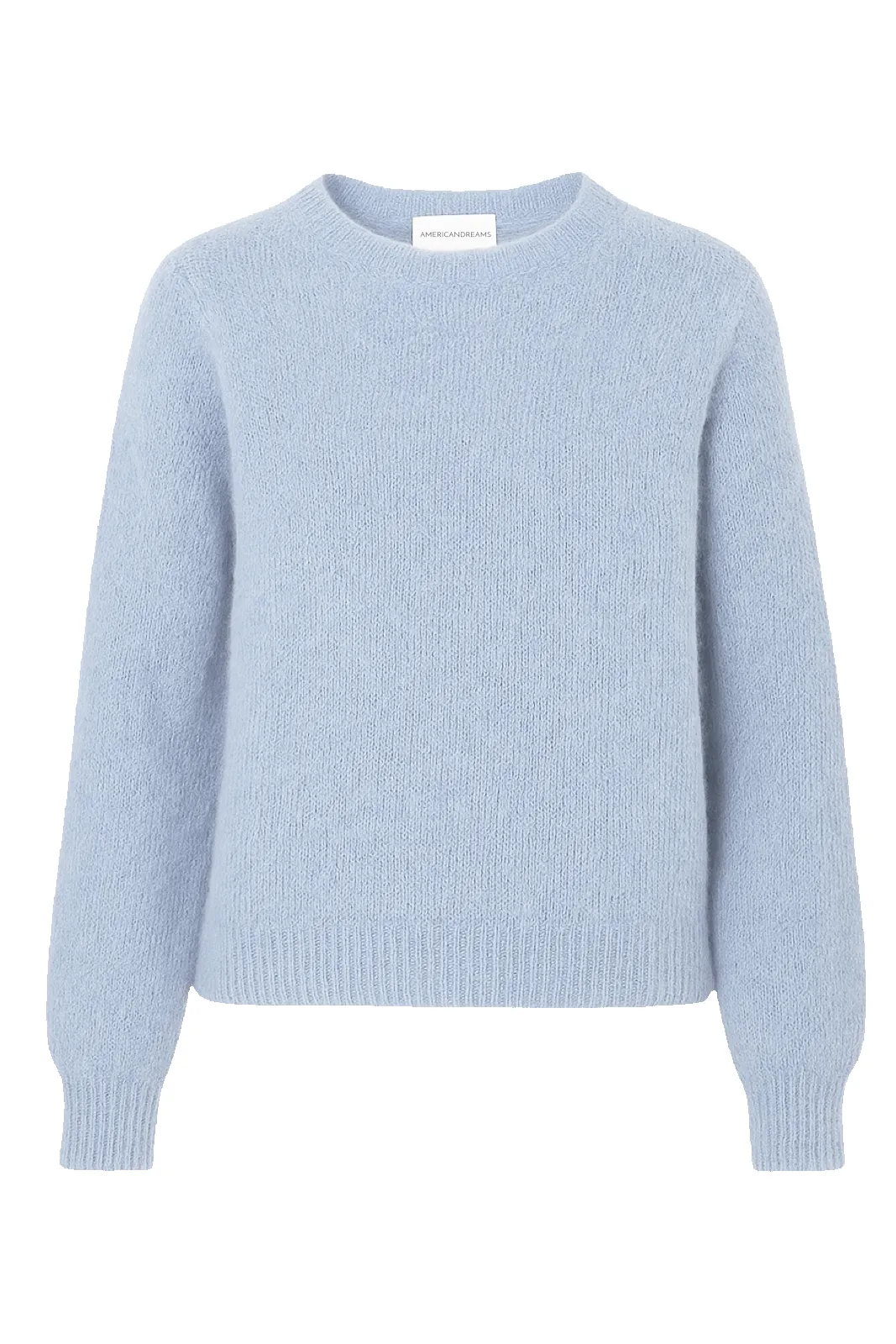 Liana Round Neck Pullover Light Blue sold by Americandreams