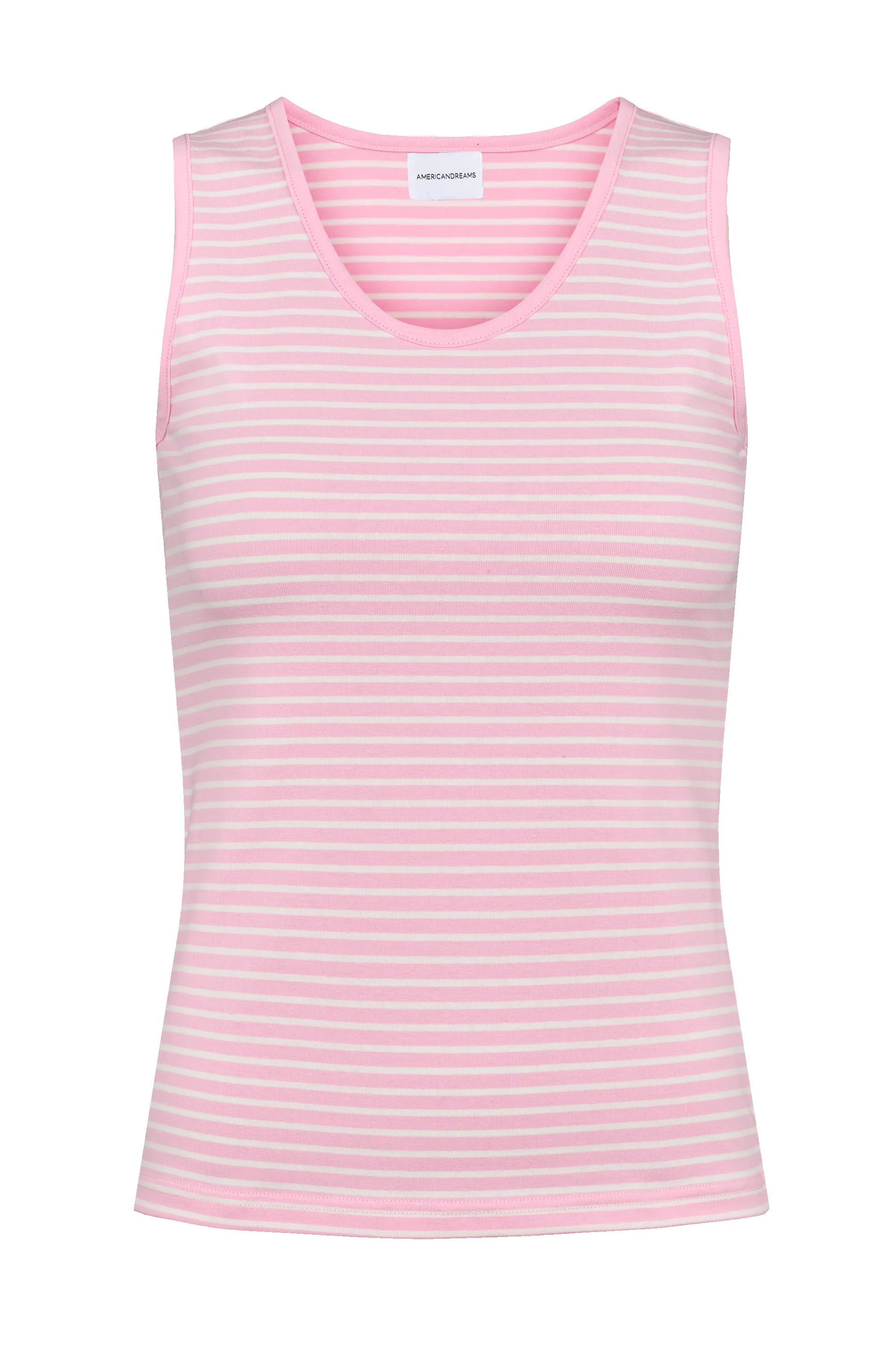 Boline Striped Tank Top Soft Berry/White sold by Americandreams