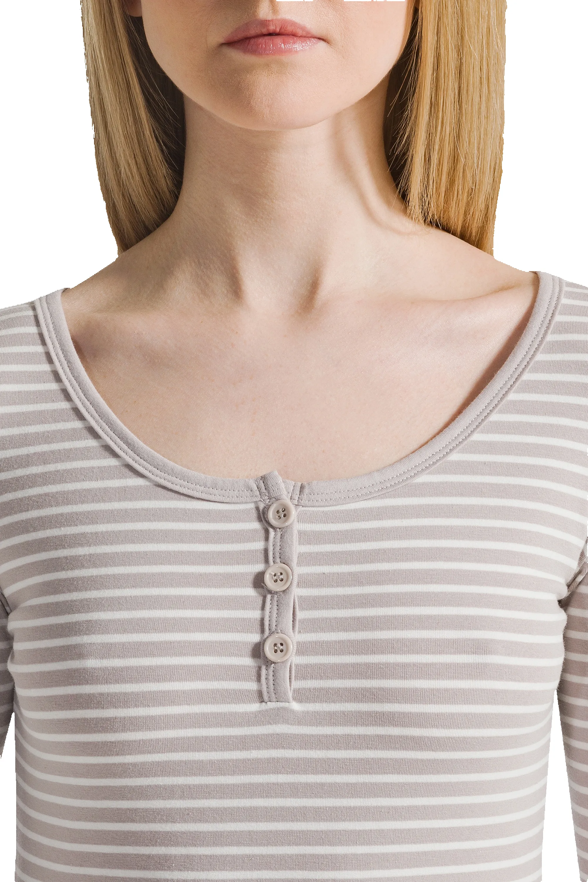 Caroline Striped LS Blouse Beige / White sold by Americandreams product image thumbnail 3
