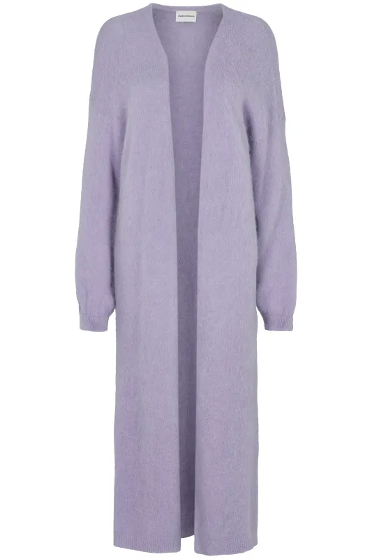June Long Alpaca Cardigan Lilac sold by Americandreams