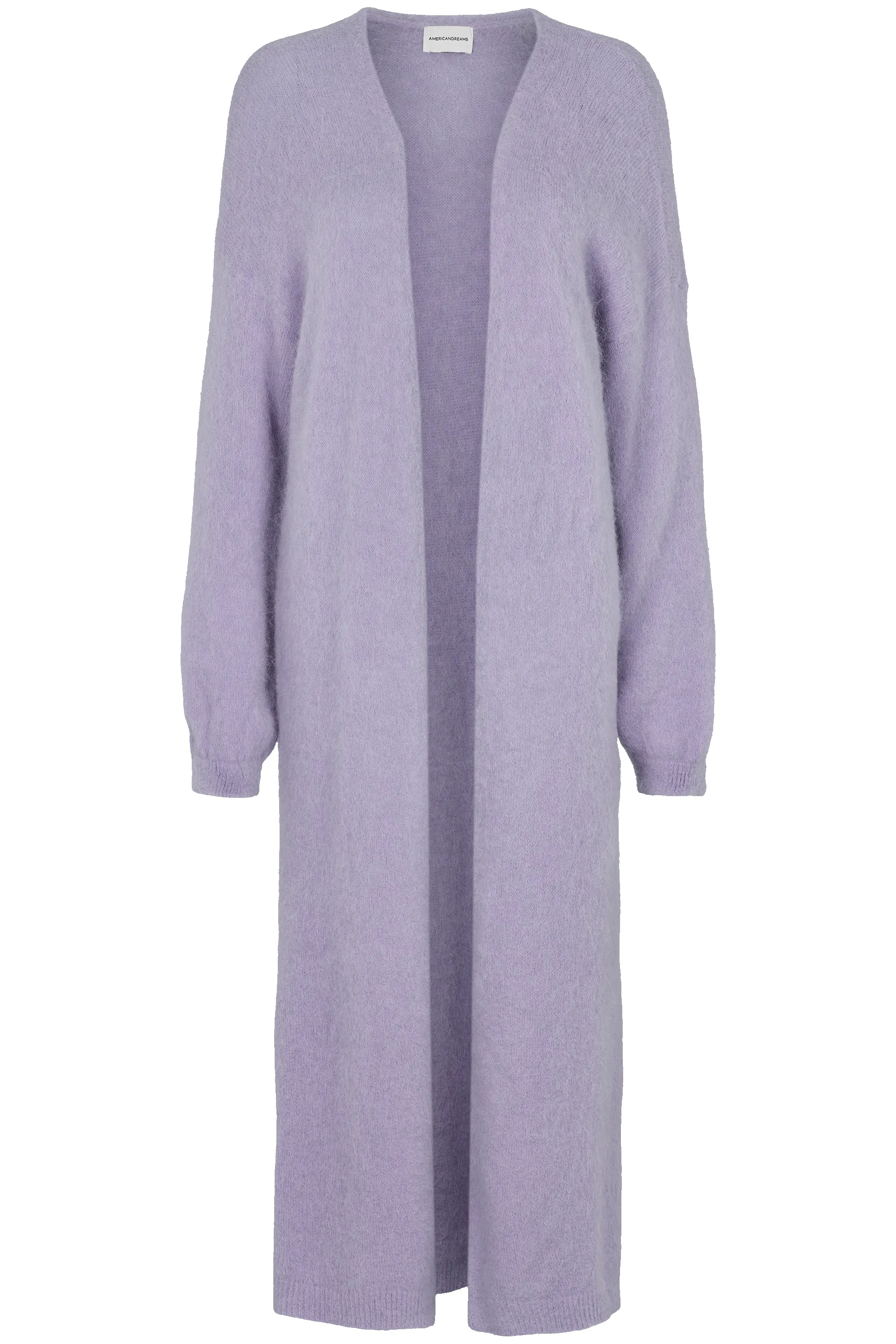 June Long Alpaca Cardigan Lilac sold by Americandreams