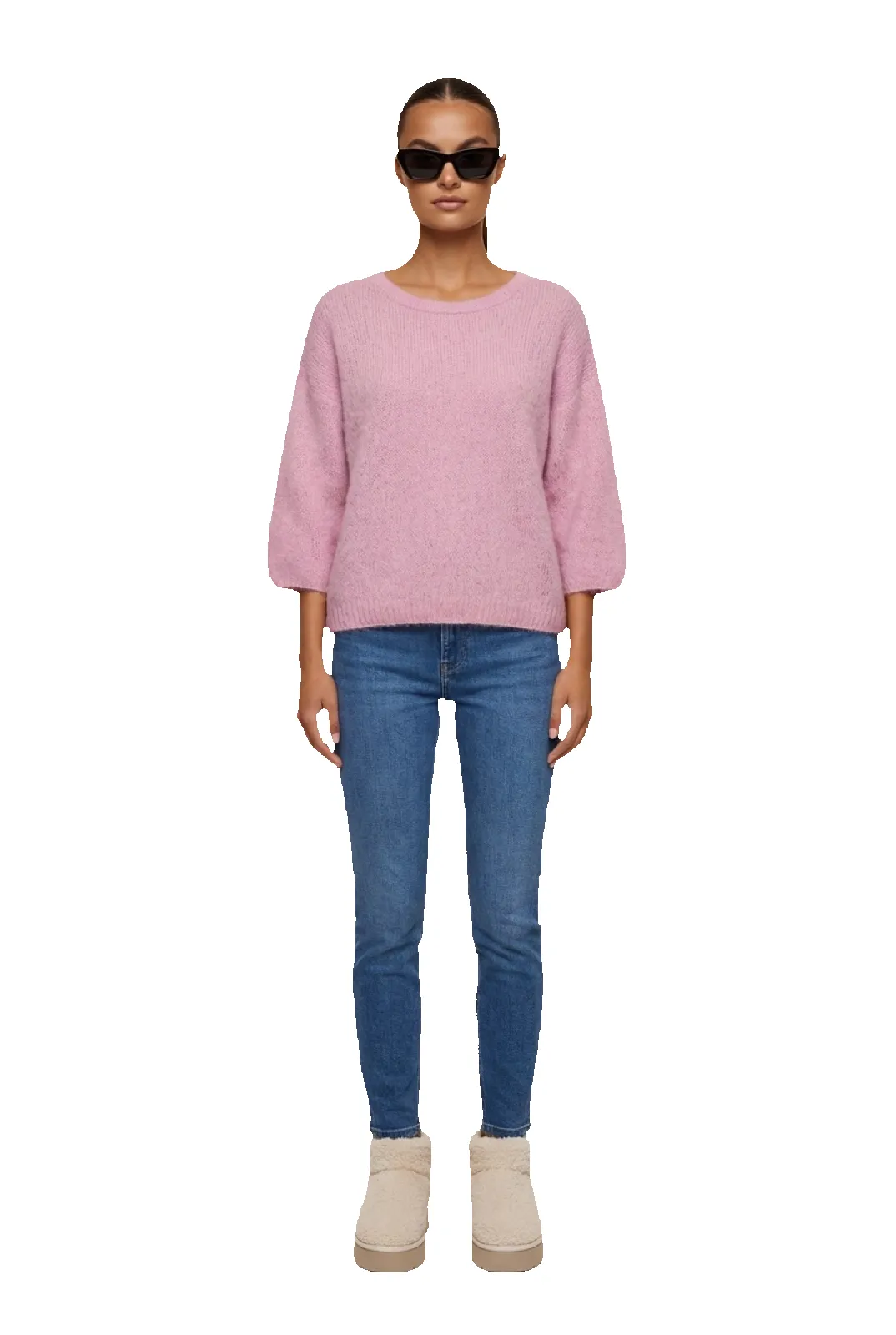 Josie Pullover 3/4 Short Sleeves Soft Berry sold by Americandreams product image thumbnail 2