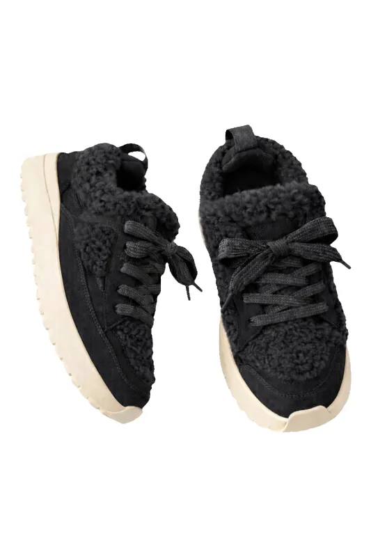 Rimo Wool Sneakers Black made by Americandreams