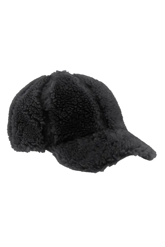 Inga Wool Cap Black made by Americandreams