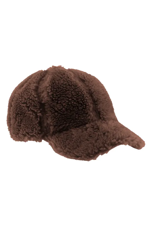 Inga Wool Cap Chocolate Brown made by Americandreams