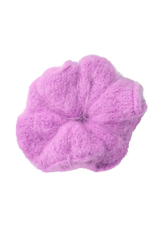 Tullah Knit Scrunchie Pearly Purple made by Americandreams