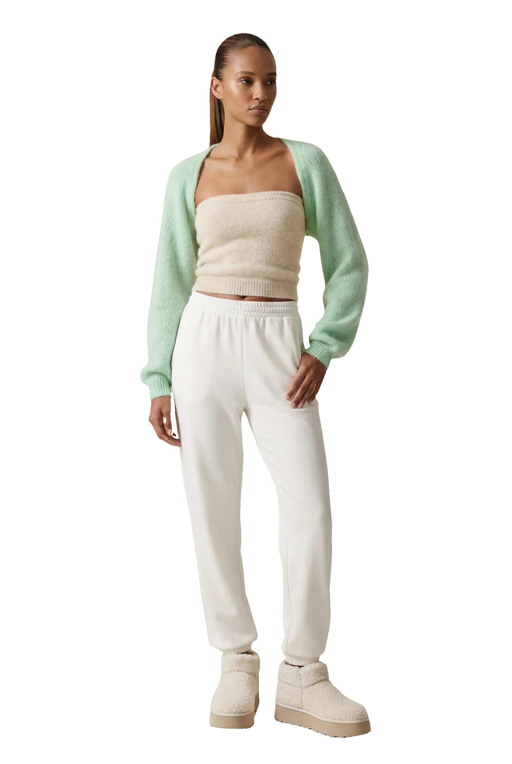 Lea Alpaca Bolero Light Green sold by Americandreams product image thumbnail 2