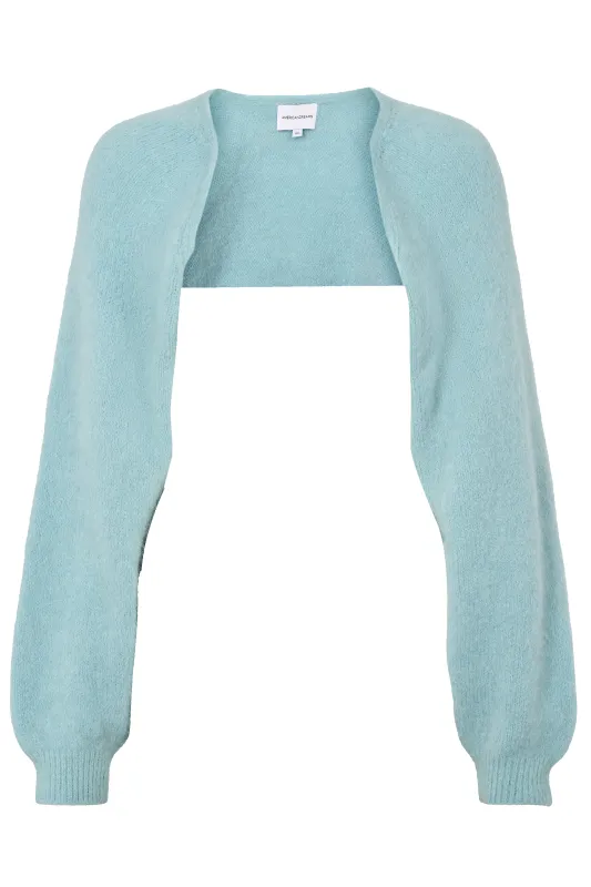 Lea Alpaca Bolero Seafoam Green sold by Americandreams
