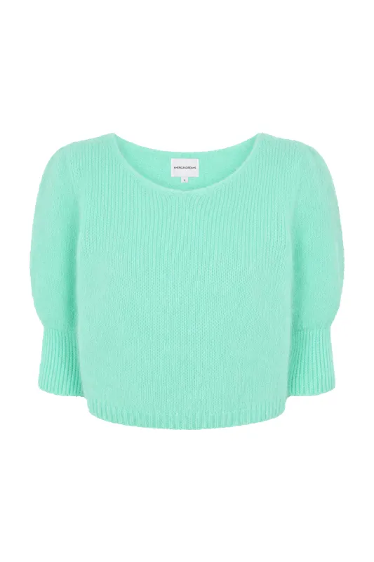 Koa Alpaca Pullover Seafoam Green made by Americandreams