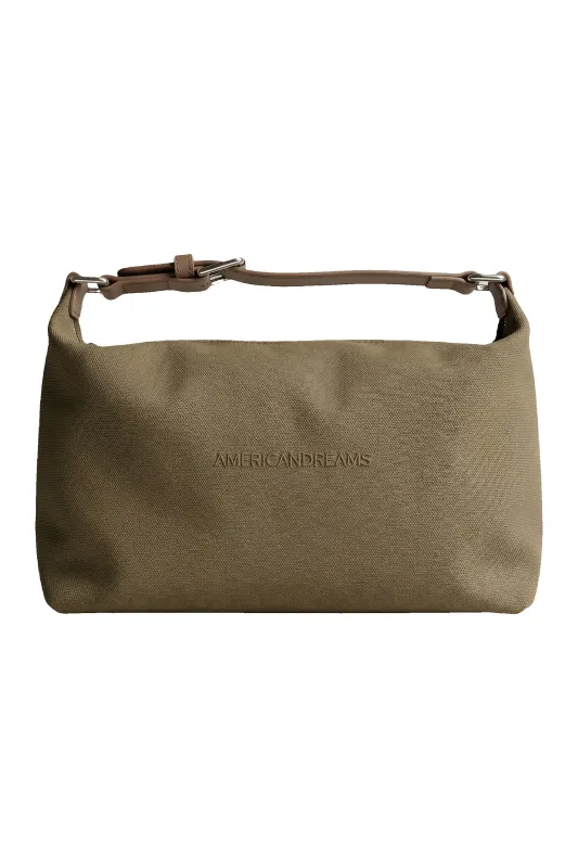 Canvas Club Bag Taupe made by Americandreams