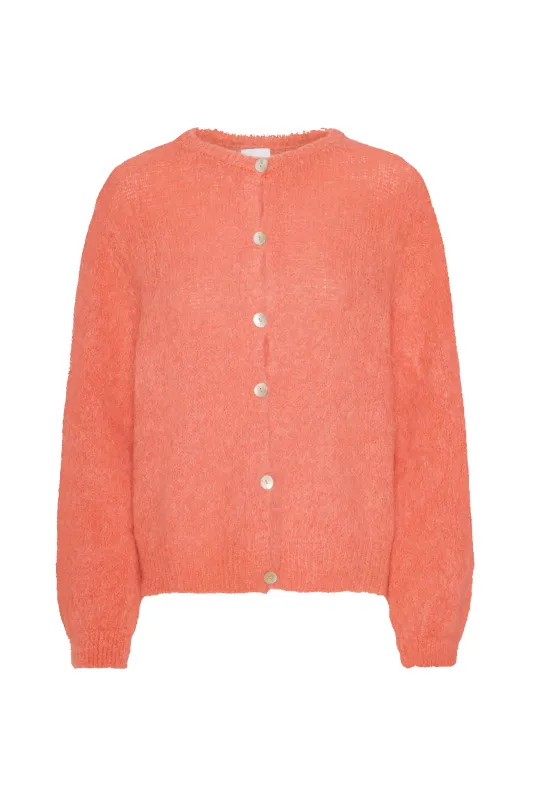 Susan Alpaca Cardigan Salmon made by Americandreams