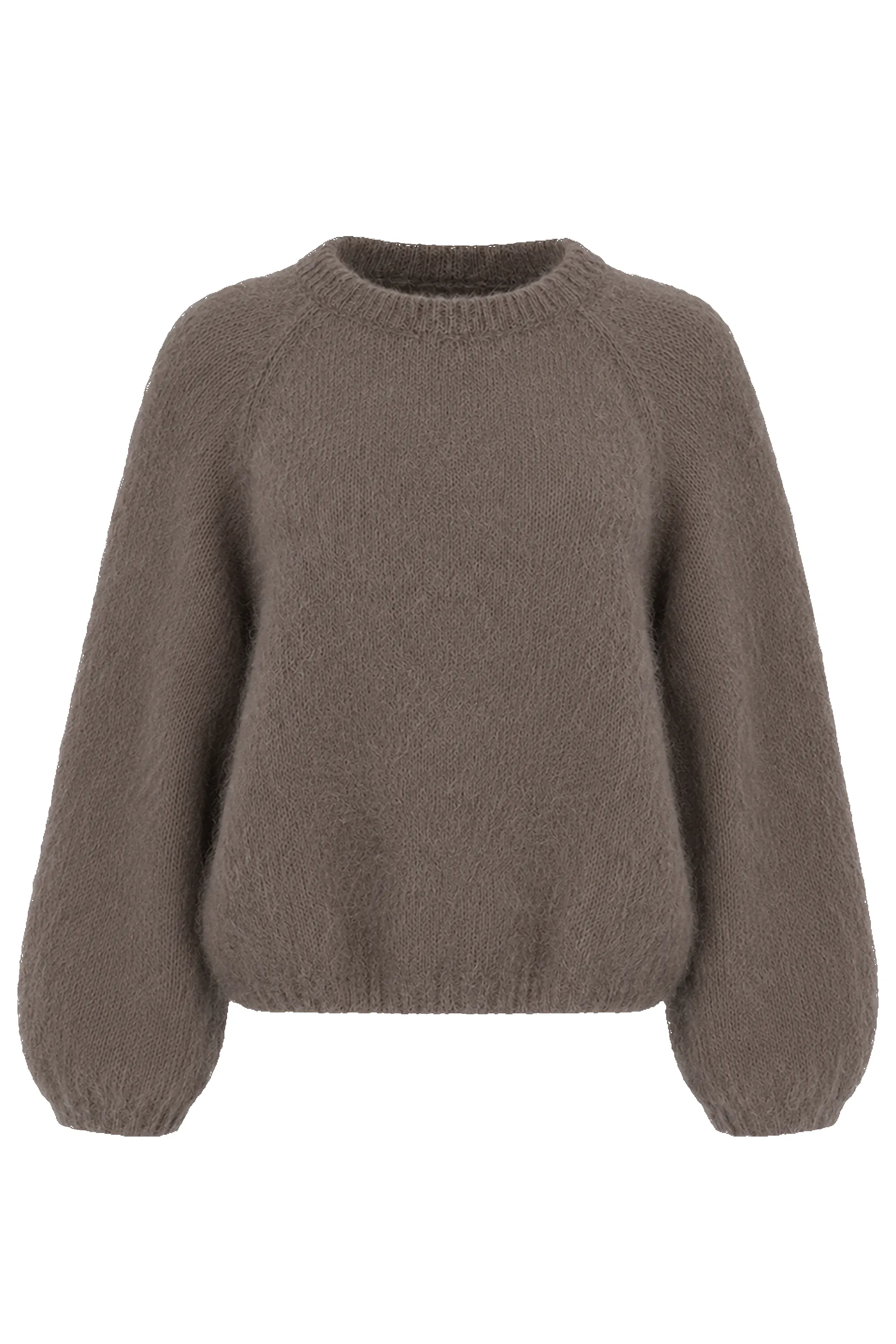 Rosie Mohair Knit Pullover Light Taupe sold by Americandreams