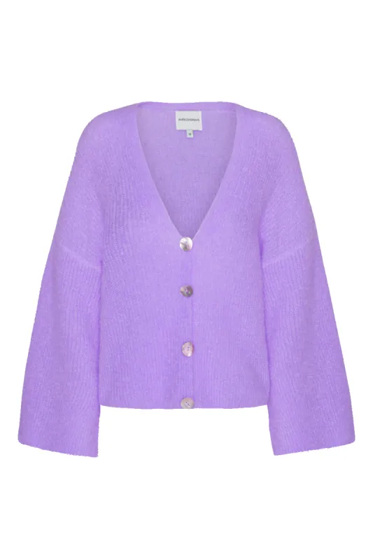 Sandra Oversized Cardigan Lilac sold by Americandreams