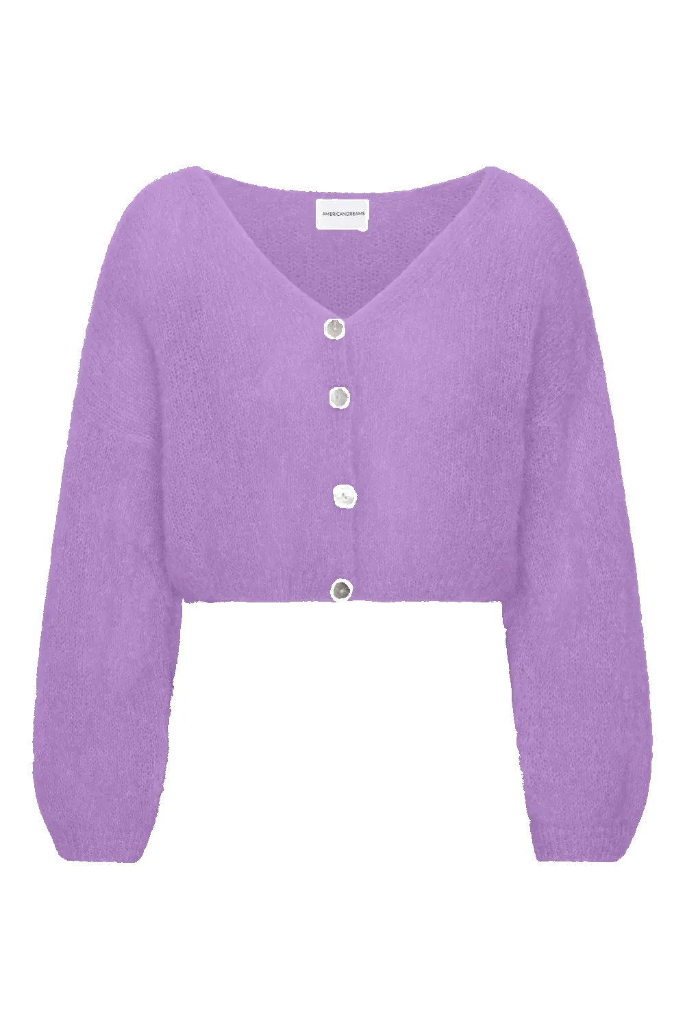 Cornelia Cropped Cardigan Lilac sold by Americandreams