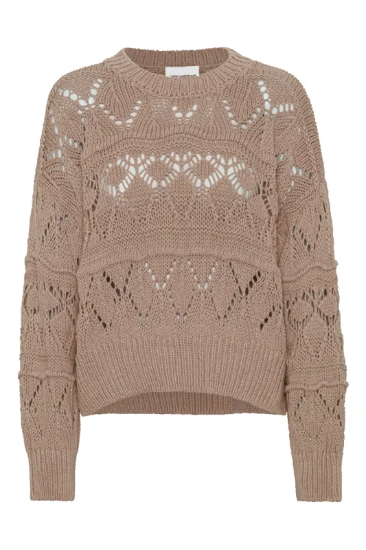 Cassie Cotton Pullover Medium Brown sold by Americandreams