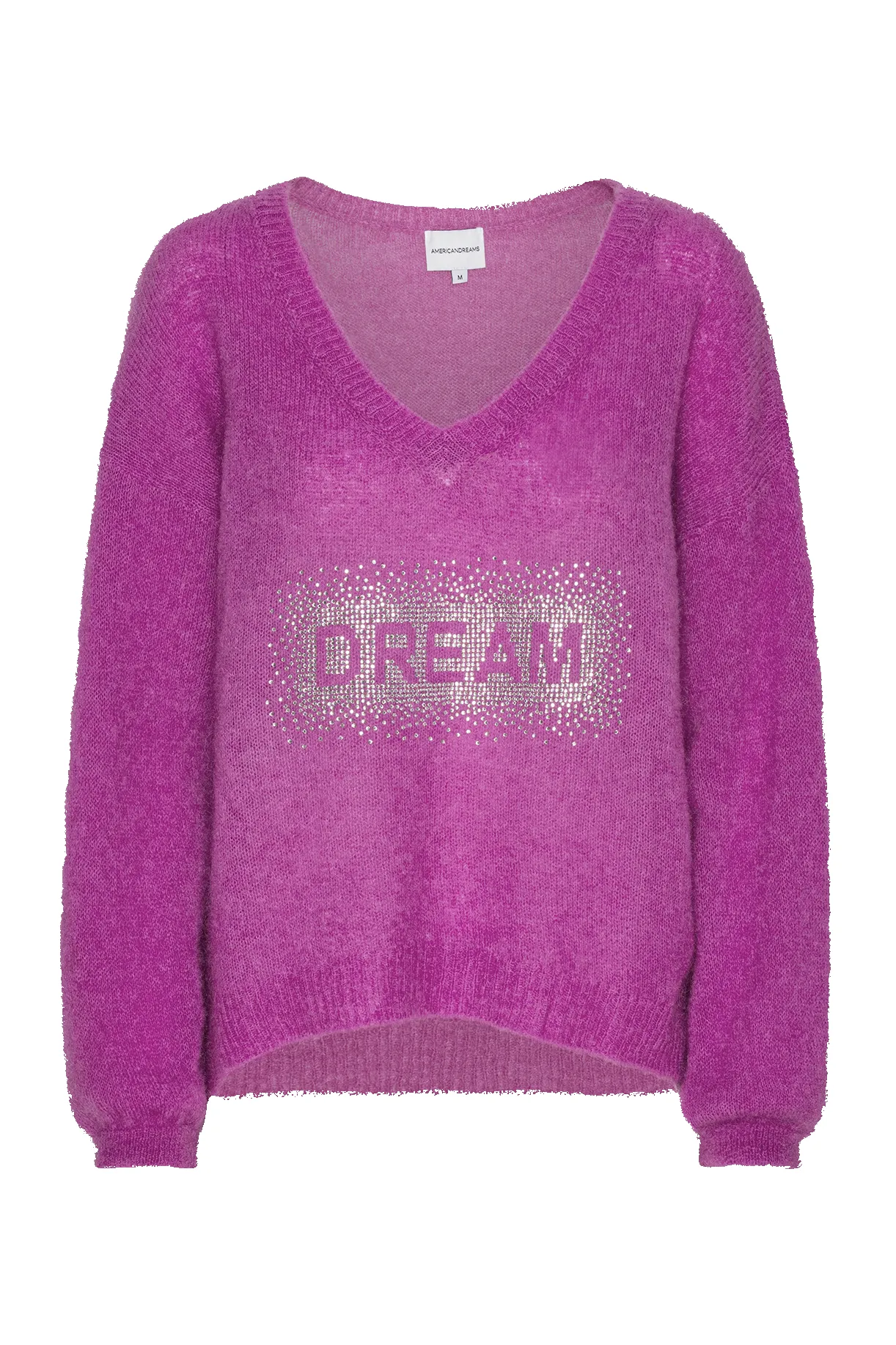 Silja V Neck Crystal Pullover Pearly Purple sold by Americandreams