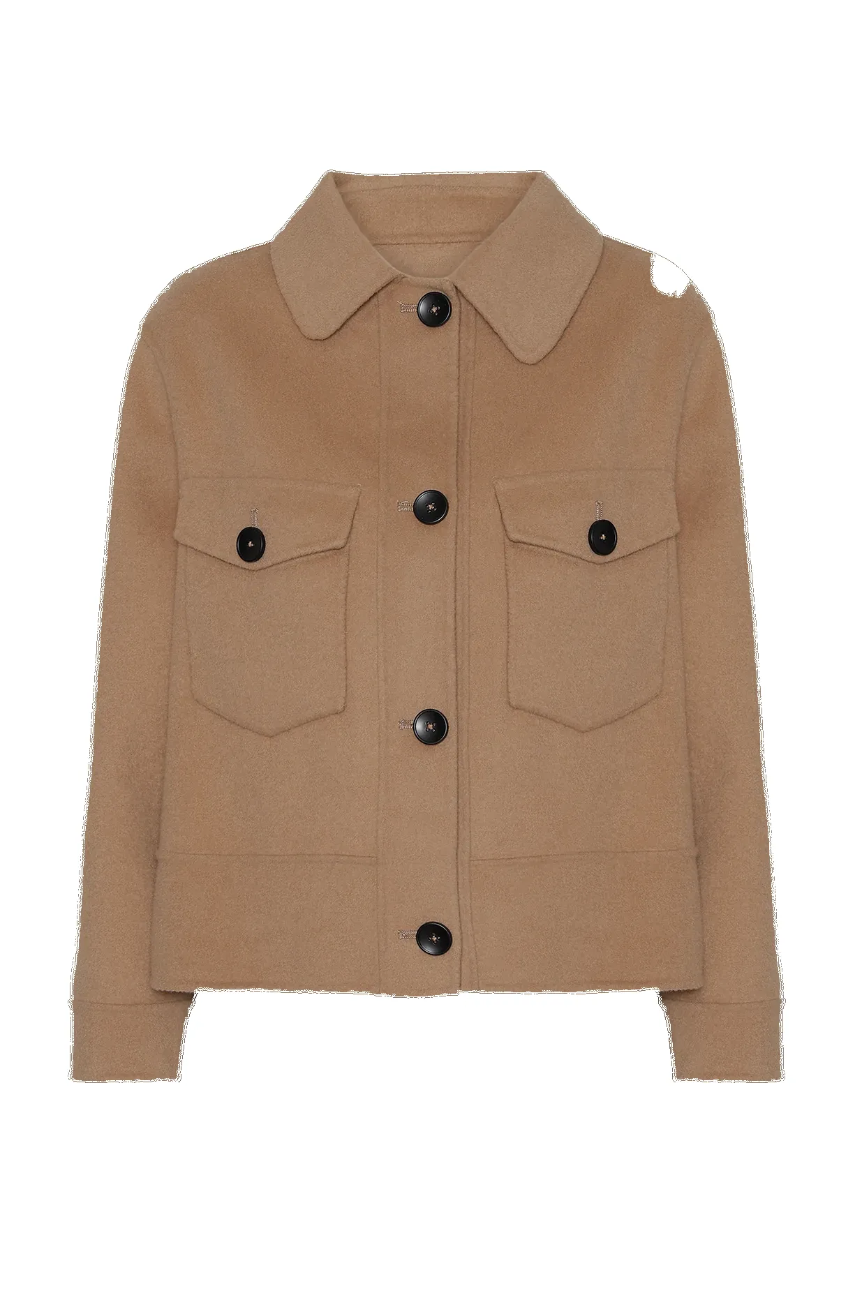 Luna Short Wool Jacket Light Brown - Sample sold by American Dream