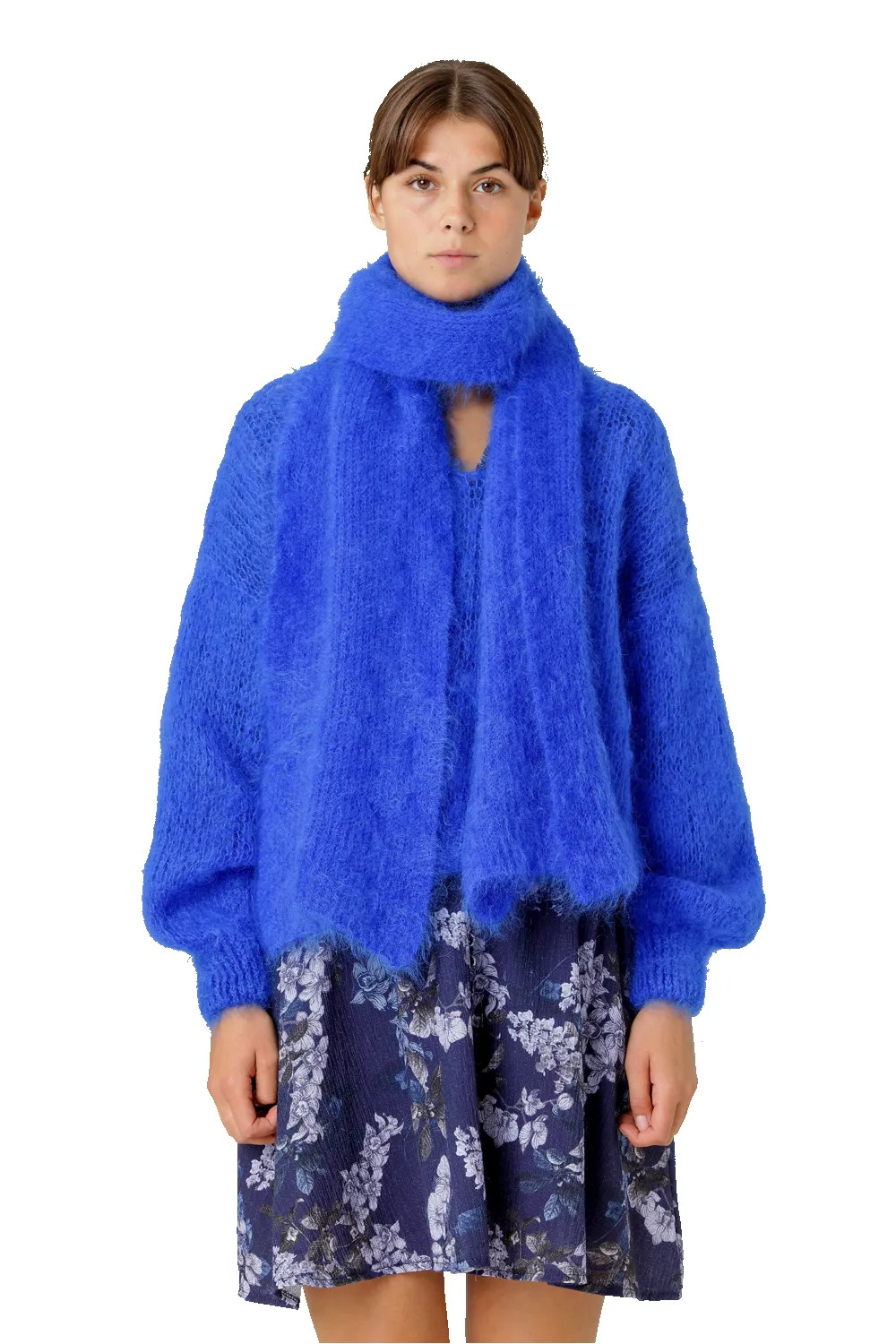 Lisa Mohair Scarf Electric Blue sold by American Dream product image thumbnail 4