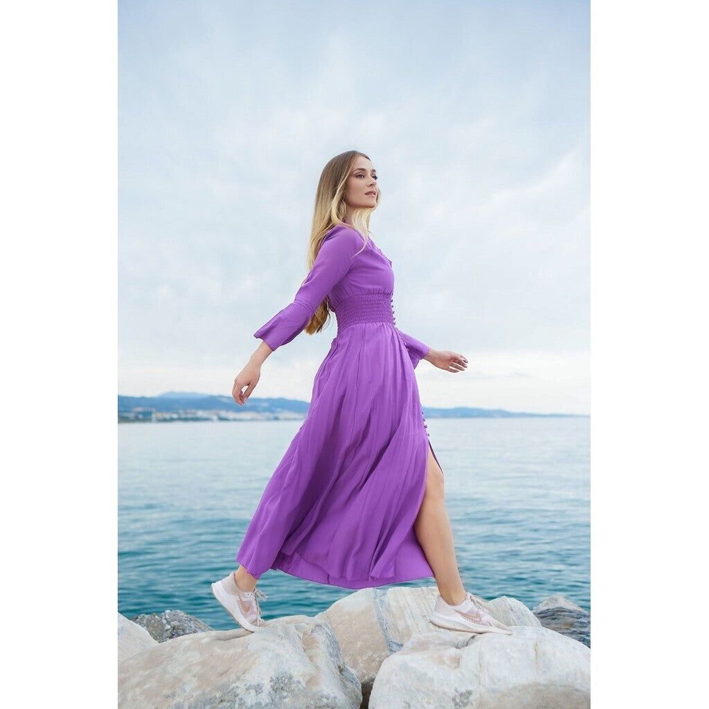 Sally Long Dress - Dark Lilac sold by American Dream product image thumbnail 2