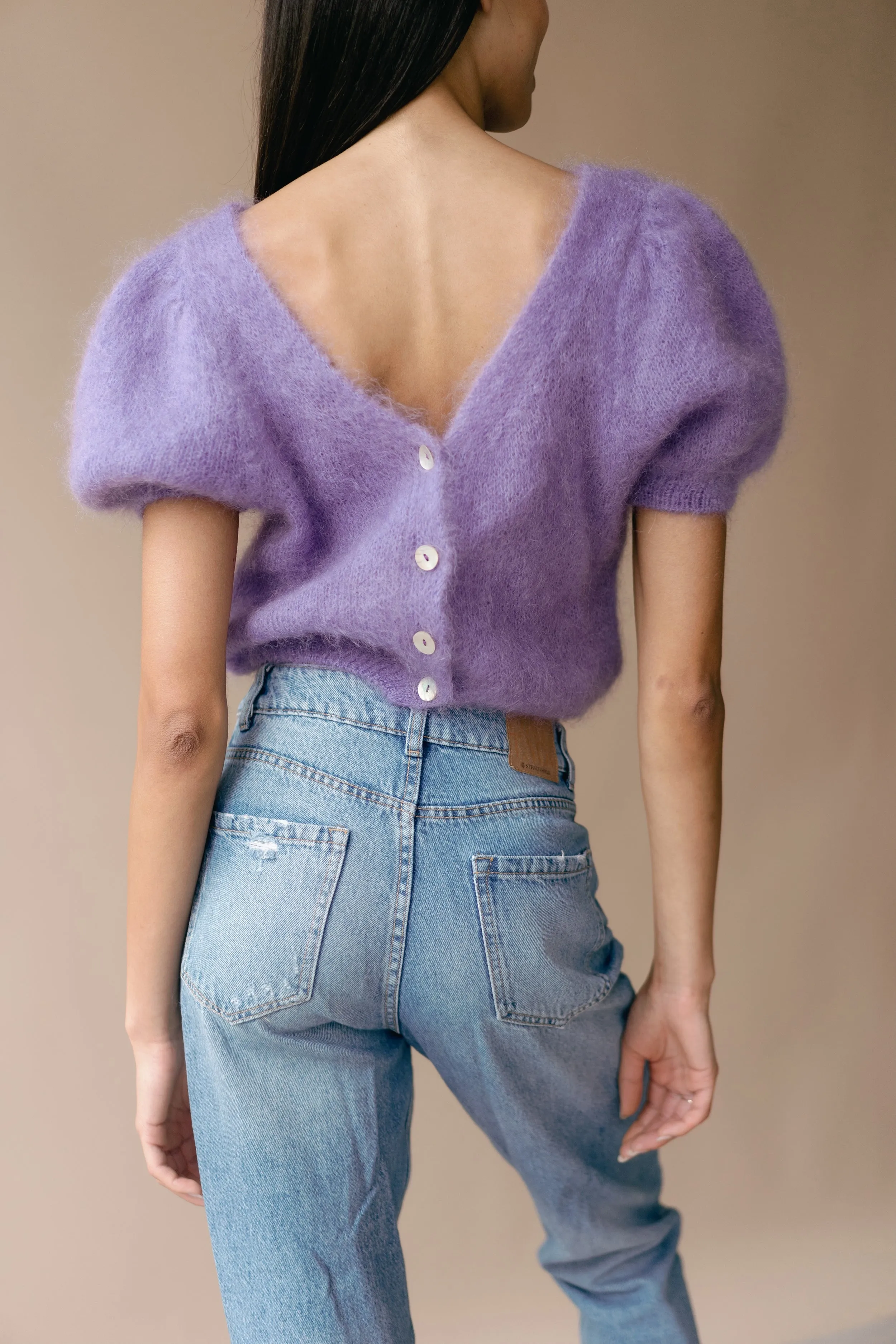 Harper Cardigan Lilac sold by Americandreams product image thumbnail 2
