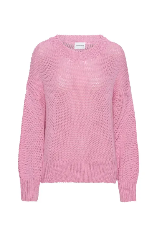 Pepper Round Neck Cotton Pullover Soft Berry sold by American Dream