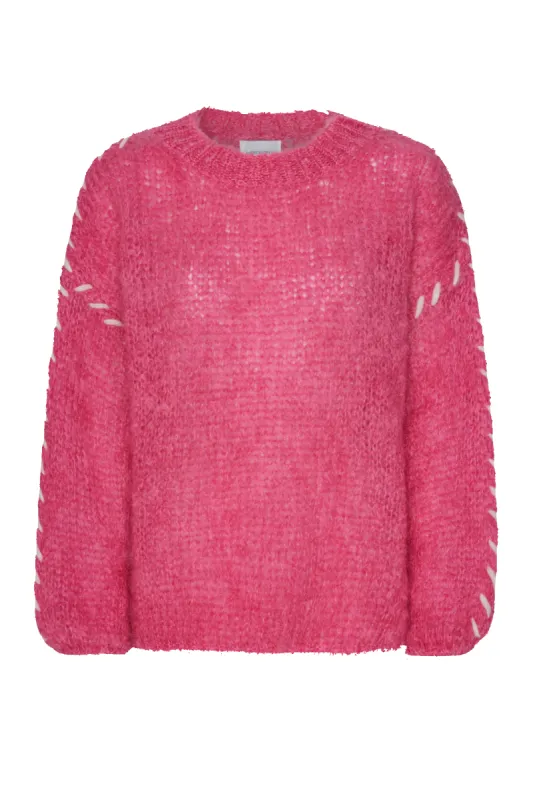 Catia Mohair Stitch Pullover Pink sold by Americandreams