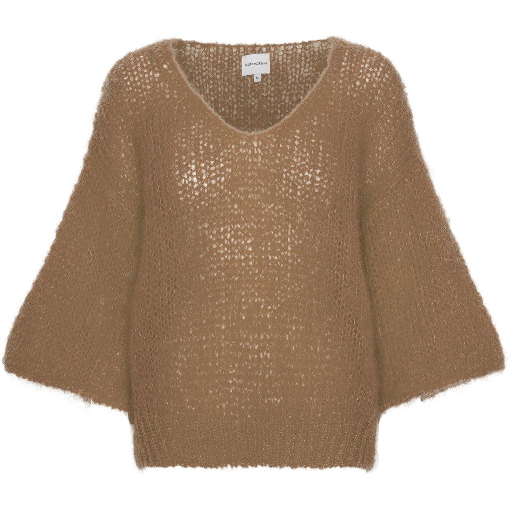 Miranda Shortsleeve Pullover - Medium Brown sold by American Dream